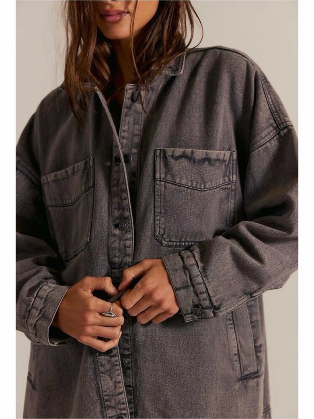 Free People We The Free Madison City Denim Jacket ✨ - Picture 2 of 8